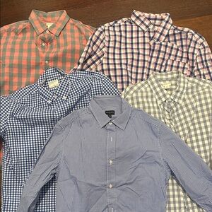 Crewcuts Multicolor Checkered Button Down Shirts